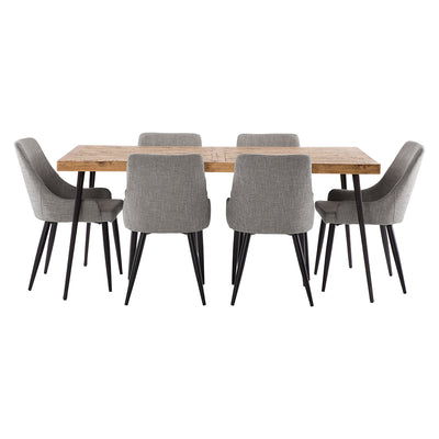 Oslo 1800 Dining Package with Nomad Mid-Grey Chairs