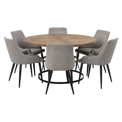 Newcastle 1400 Dining Package with Nomad Mid-Grey Chairs