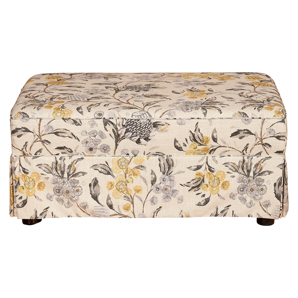 Ottoman with Skirt 600 x 900 mm Afterpay Zip 1825 Interiors