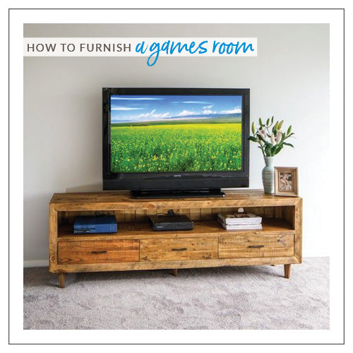 How To Furnish A Games Room