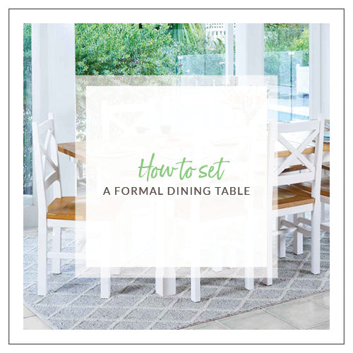 How To Set A Formal Dining Table