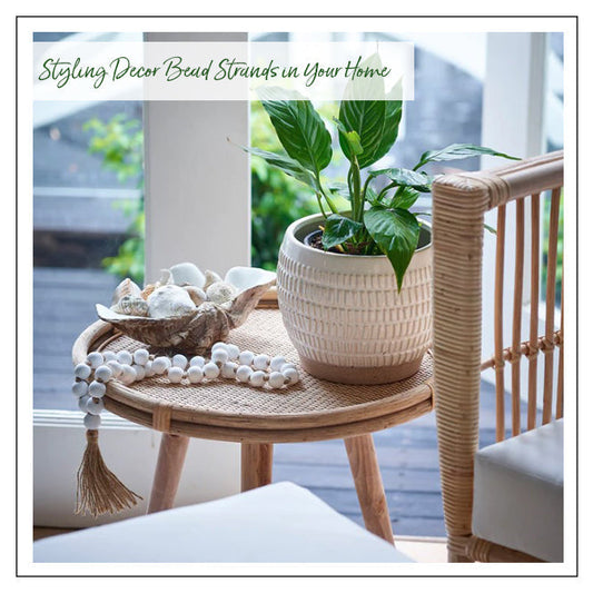Styling Decor Bead Strands in Your Home