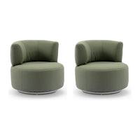 Solana Outdoor Lounge Chair La Palm Green - Set of 2