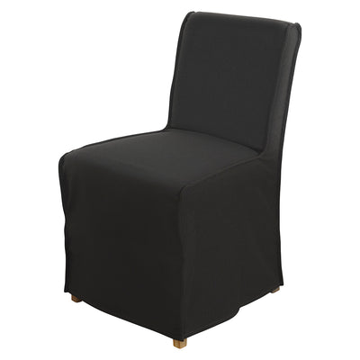 Caledonia Dining Chair with Dark Grey Slip Cover