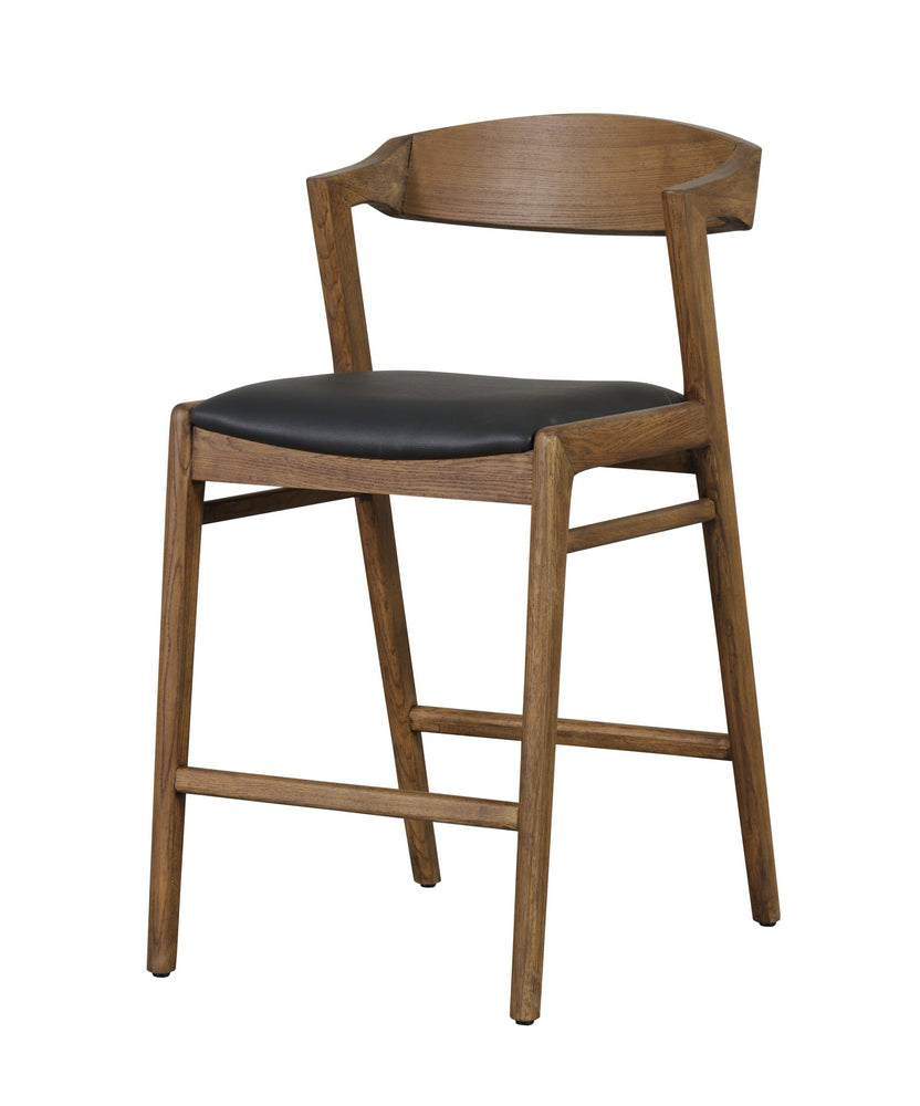 Oslo - Leather Seat Breakfast Stool - 1825 Interiors