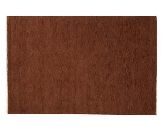 Clay Wool Rug Large Alessandre Clay Wool Rug with Linear Texture | 1825 Interiors