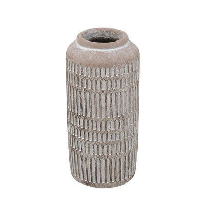 Stone Carved Textured Vase