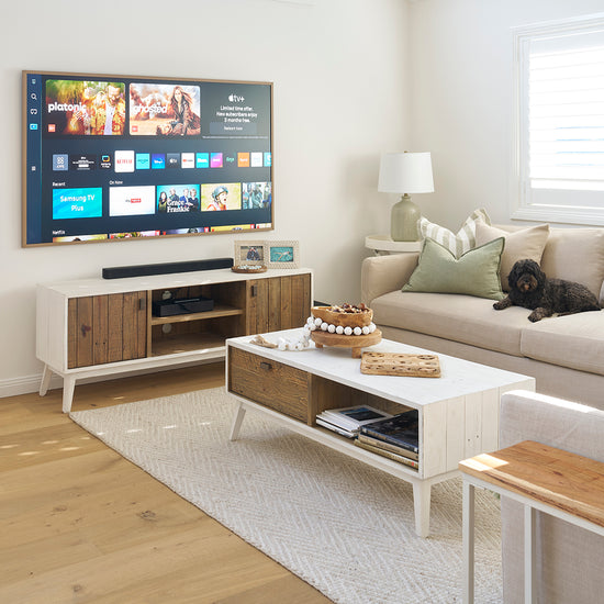 Nova Medium Timber TV Unit Afterpay Zip 1825 Interiors