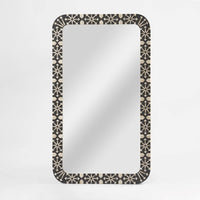 Adina Bone Inlay Mirror Grey