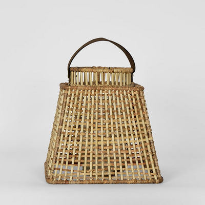 Eden Rattan Lantern Square Natural Small