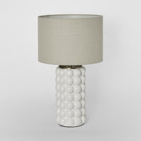 Condotti Table Lamp & Shade White
