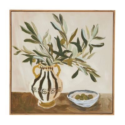 Corleone Frame Oil Painting Teak