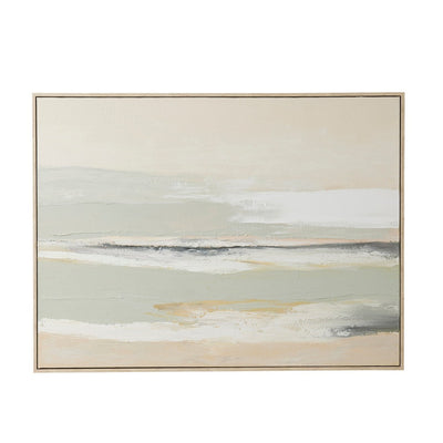 Littoral Frame Oil Painting Ash