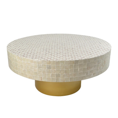 Dorado Inlay Coffee Table Taupe