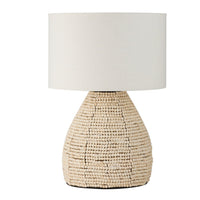 Perline Wood Bead Table Lamp Natural