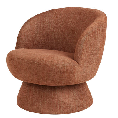 Benson Swivel Armchair Russet