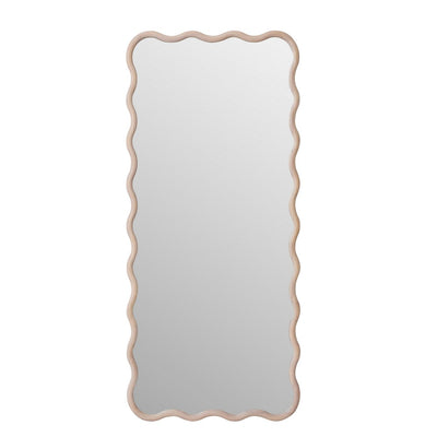 Lindsay Wood Mirror White Wash