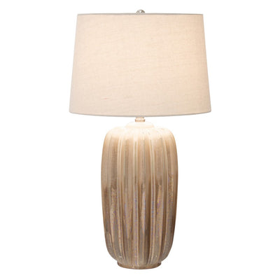 Coast Glaze Ribbed Lamp Champagne