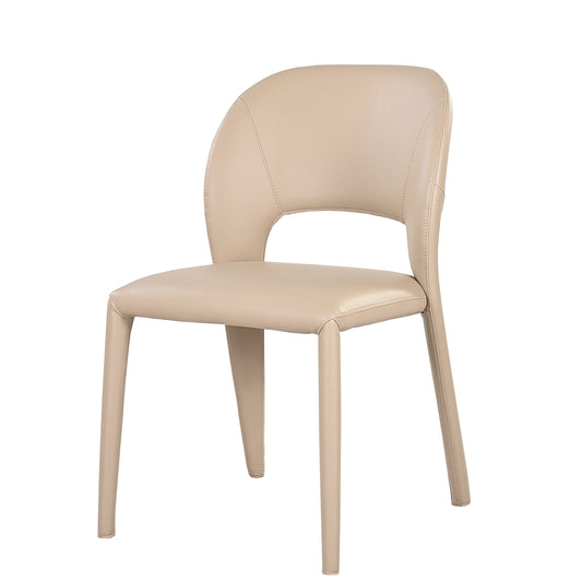 Nikita PU Leather Dining Chair Mocha