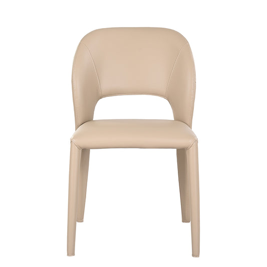 Nikita PU Leather Dining Chair Mocha
