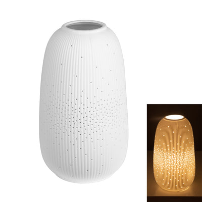 Temple Porcelain Bullet Lamp Small Off-White