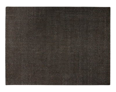 Marceau Plush Textured Wool Rug Chocolate Large