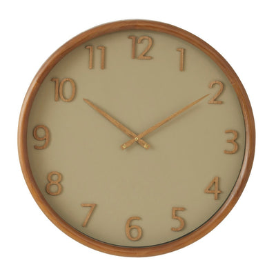 Parker Wood Clock Walnut Olive