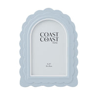 Lexi Resin 4x6" Frame Blue and White