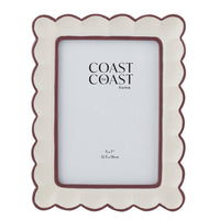 Ana Resin 5x7" Frame Ivory Russet