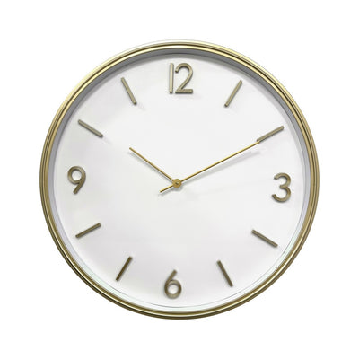 Yeoman Clock Gold White