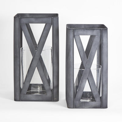 Burgundy Lanterns Set 2