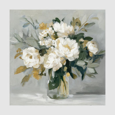 Mixed Florals in Vase Wall Art
