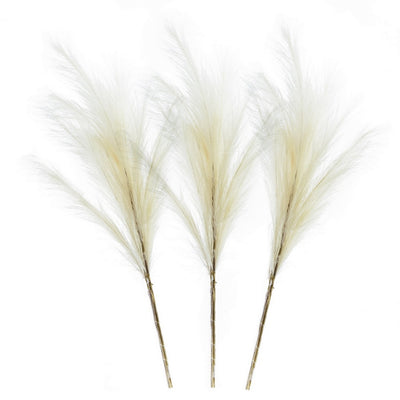 Artificial Pampas Grass Off White