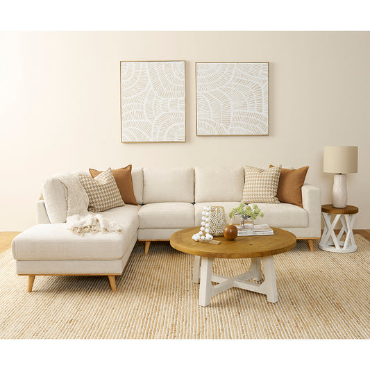 Saba Sectional Sofa B Sand