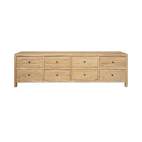 Sonoma 8 Drawer Cabinet Distressed Rustic