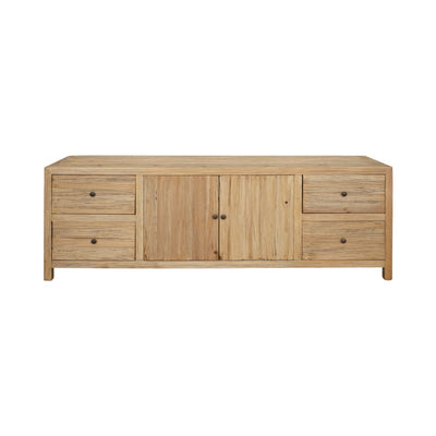 Sonoma 4 Drawer 2 Door Cabinet Distressed Rustic