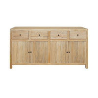 Sonoma 4 Drawer 4 Door Buffet Distressed Rustic