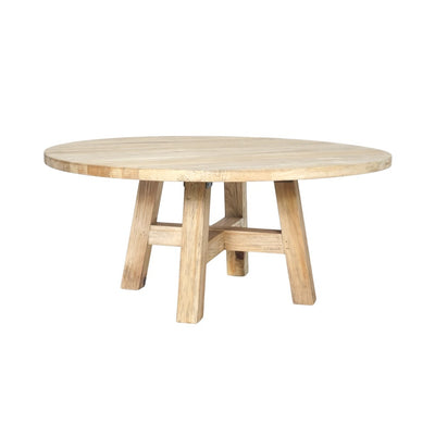 Sonoma Round Coffee Table Distressed Natural