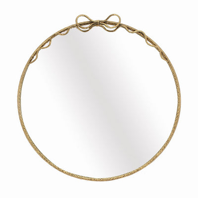 Valiant Iron Round Mirror Gold