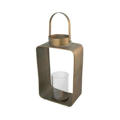 Webb Metal Bronze Lantern Large