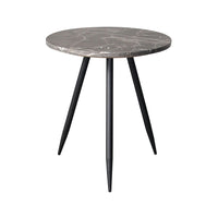 Ingle Marble Side Table Black Small