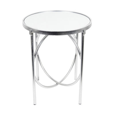 Brophy Iron Round Circle Table Silver