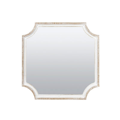 Witts Timber Square Wall Mirror Natural White