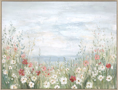 Pretty Spring Fields Oil Painting