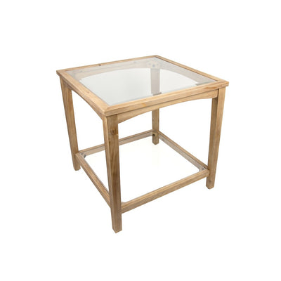 Yass Timber Double Shelf Square Table