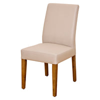 Kelly Dining Chair Beige - Light Brown Legs