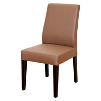 Kelly Dining Chair Chocolate - Black Legs