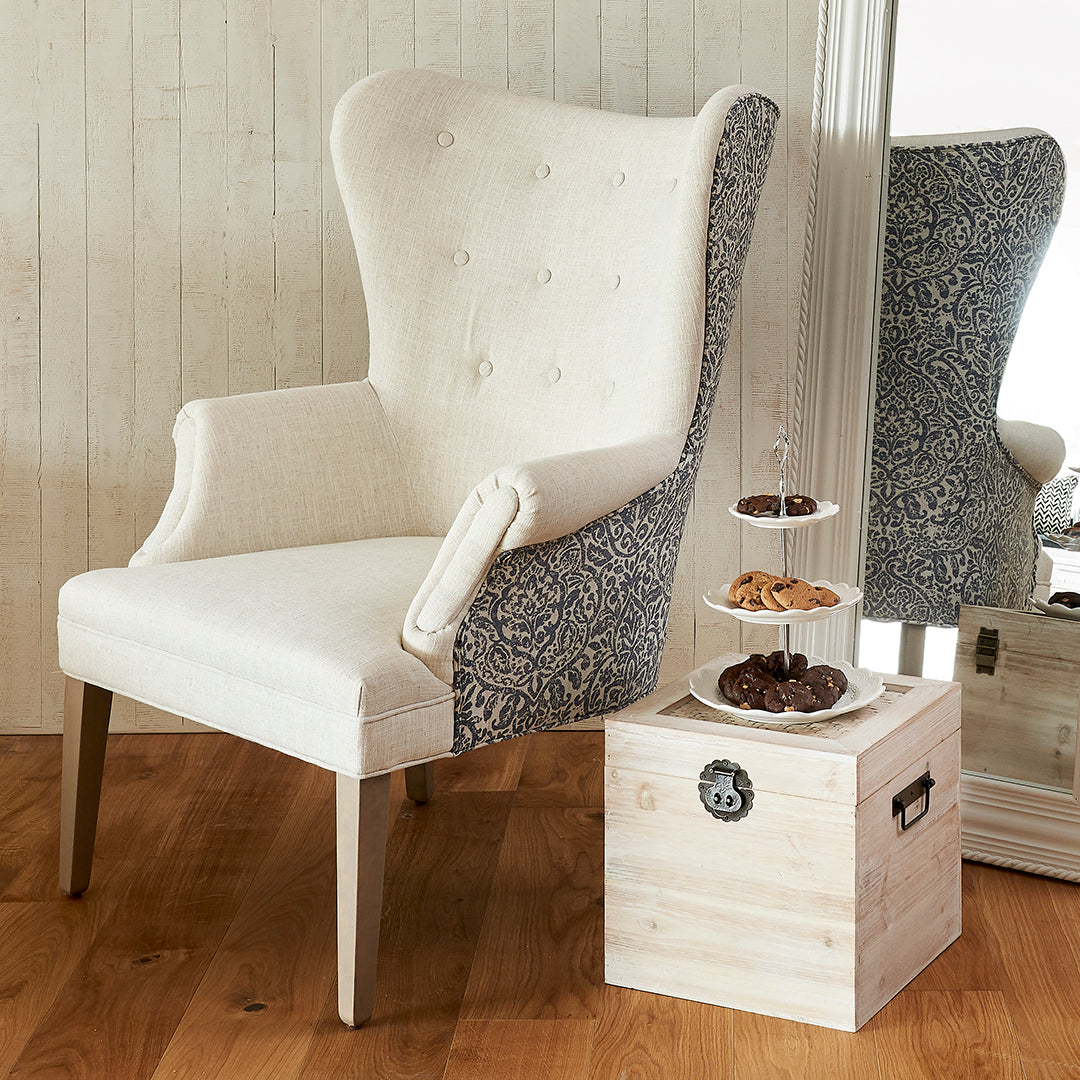 West Hamptons Fabric Armchair 1825 Interiors