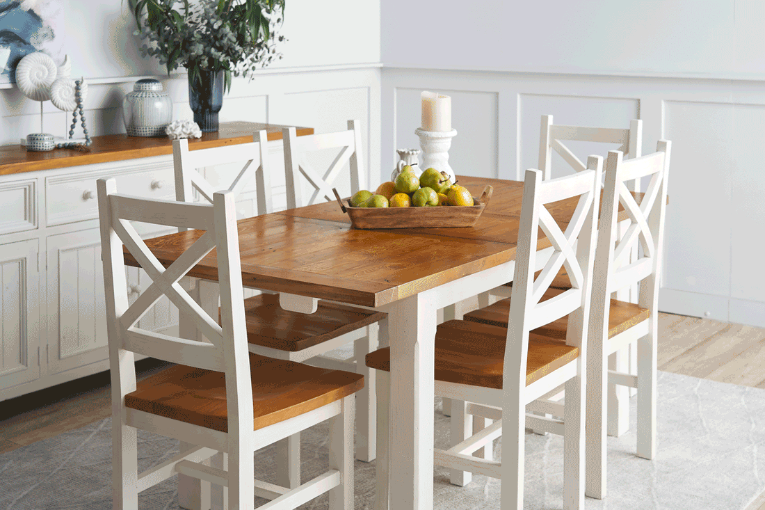 Tuscan 1400/1800 Extension Dining Table with Chairs