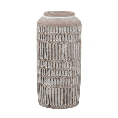Stone Carved Textured Vase